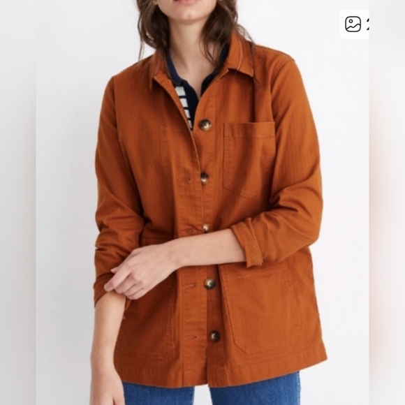 Madewell Womens Becker Oversized Chore Coat Size Small - Picture 7 of 7